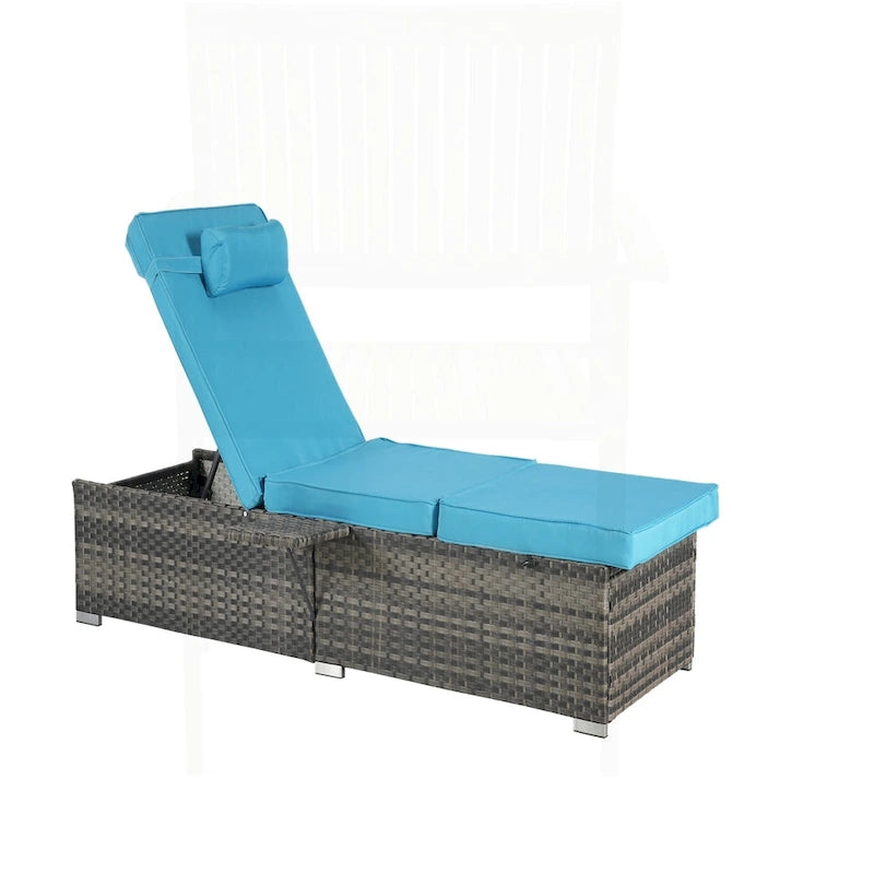 Excellent ensemble de chaises longues d'extérieur pour la relaxation et les loisirs