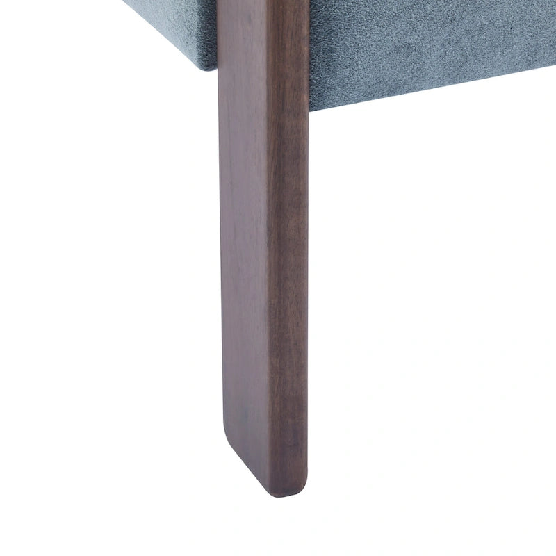 Fauteuil d'appoint moderne en tissu bouclette rembourré