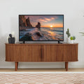Meuble TV en bois de 160 cm pour téléviseurs jusqu'à 70 pouces