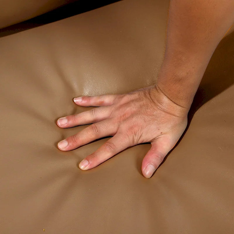 Fauteuil moderne de 74 cm avec pieds antidérapants et cadre métallique robuste
