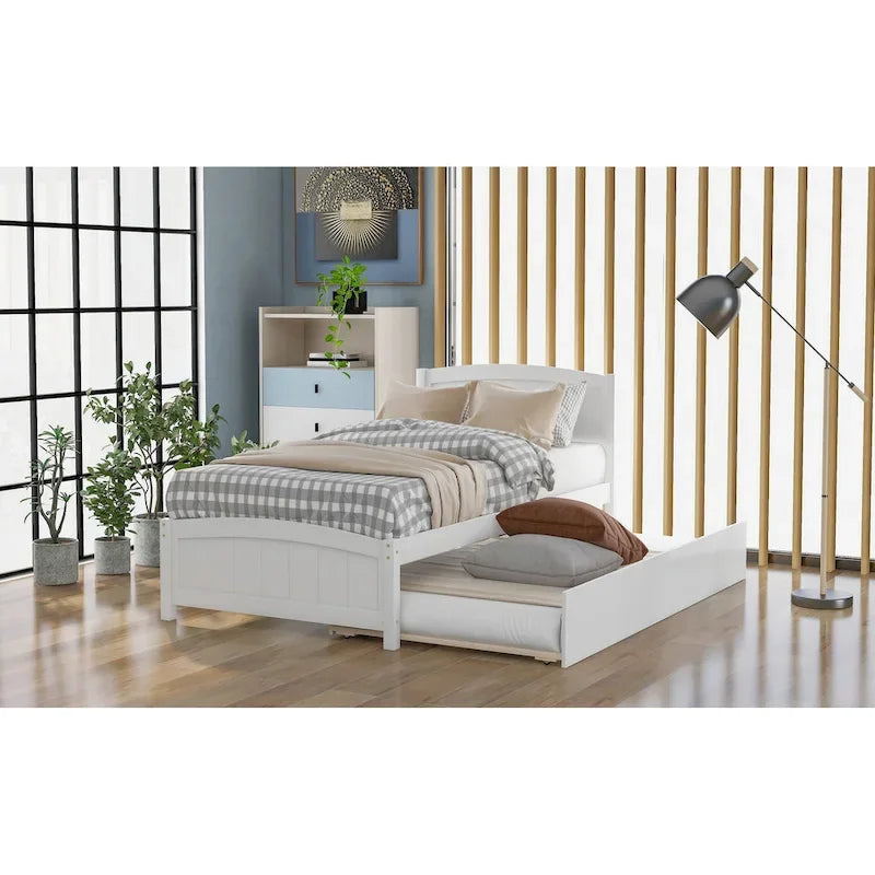 Lit plateforme Twin Pine avec lit gigogne