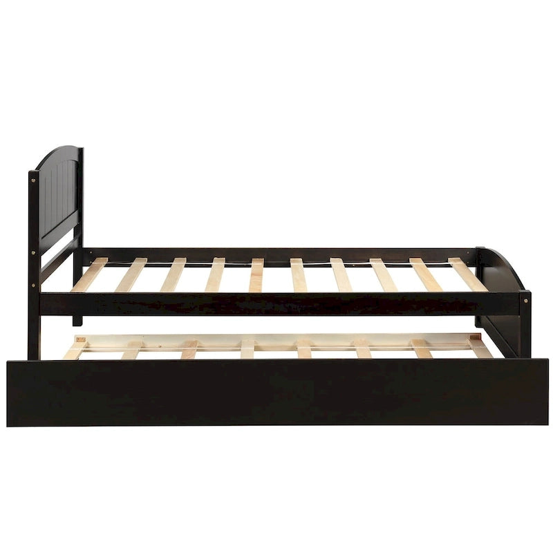 Lit plateforme Twin Pine avec lit gigogne