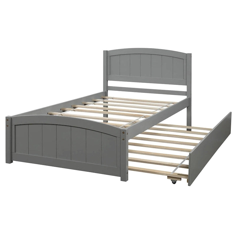 Lit plateforme Twin Pine avec lit gigogne