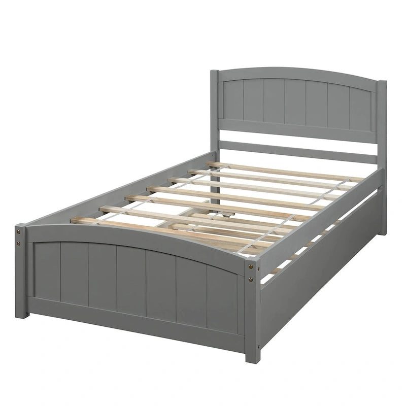 Lit plateforme Twin Pine avec lit gigogne