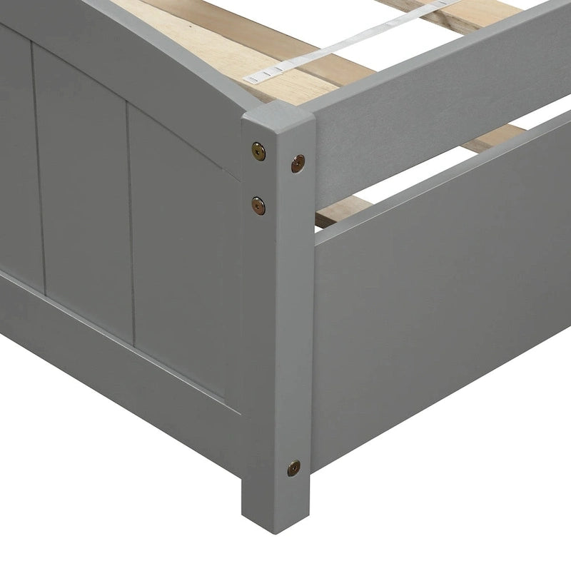Lit plateforme Twin Pine avec lit gigogne