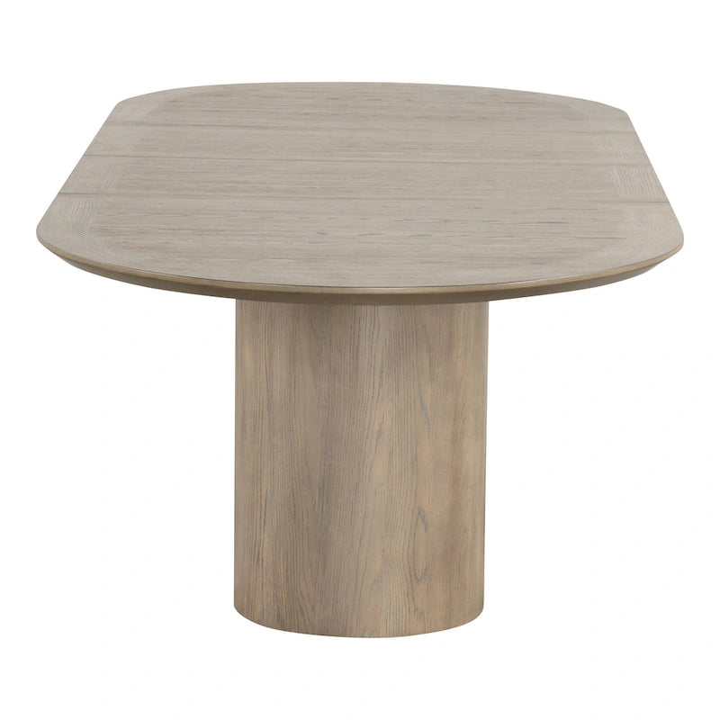 Table à manger extensible de 259 cm en chêne, style ferme moderne