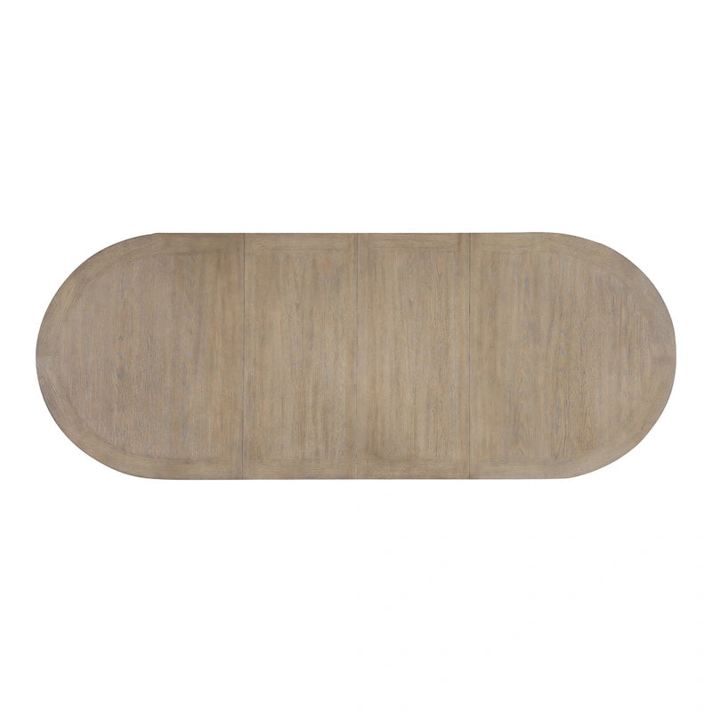 Table à manger extensible de 259 cm en chêne, style ferme moderne