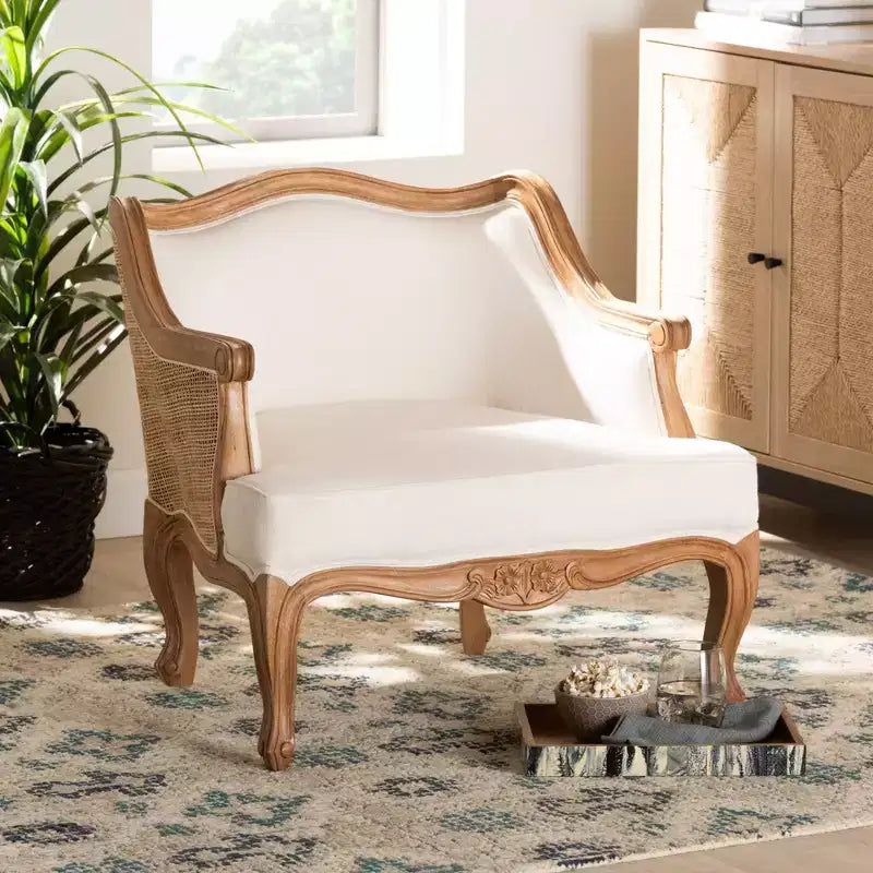 Chaise d'appoint Sylvestra Bali & Pari : assise basse, bois de bayur, rembourrage en mousse, aucun assemblage requis