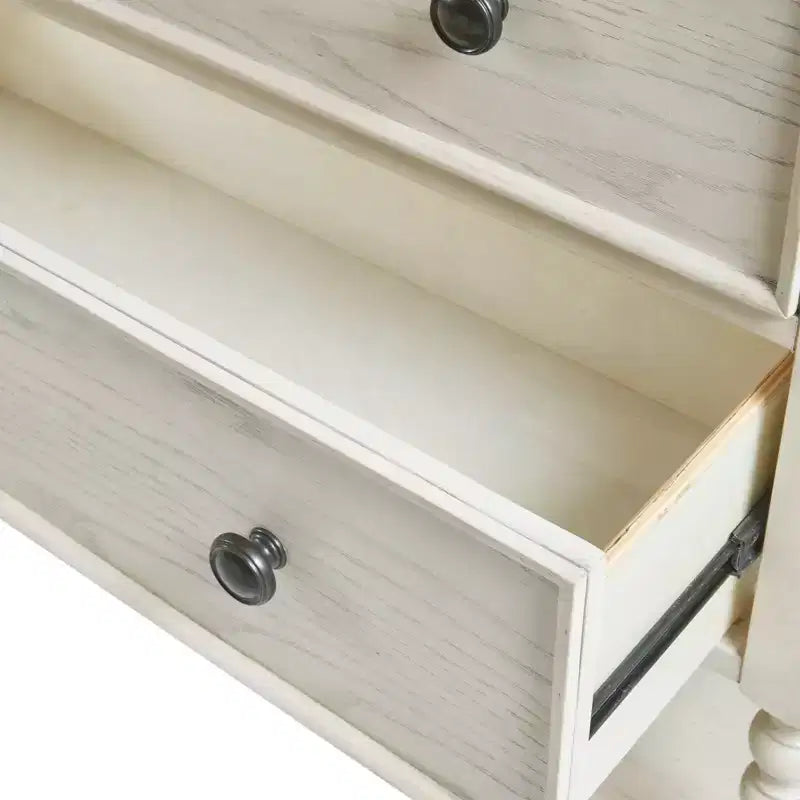 Console 2 tiroirs style ferme