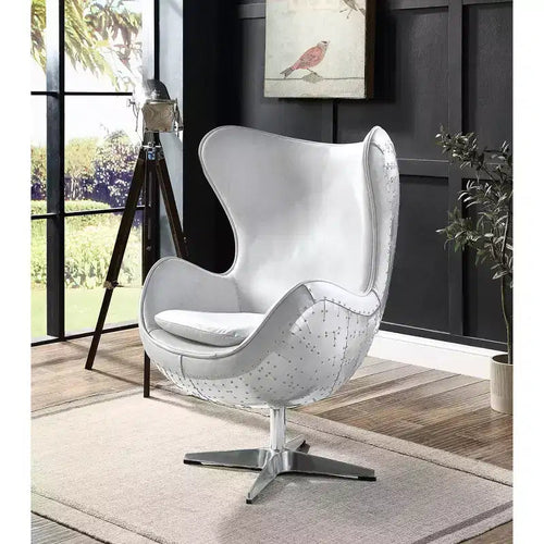 Fauteuil d'appoint Brancaster 33,5 po : Acme Furniture, aucun assemblage requis, base pivotante, bois composite