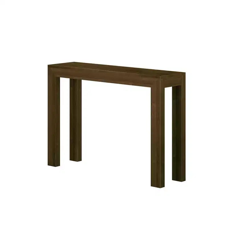 Plank+Beam 46 Table Console Moderne en Bois Massif, Table d'Entrée Étroite, Derrière le Canapé