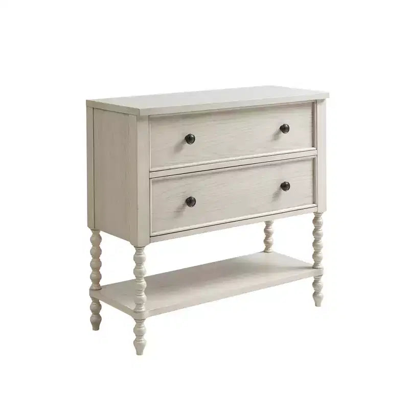 Console 2 tiroirs style ferme