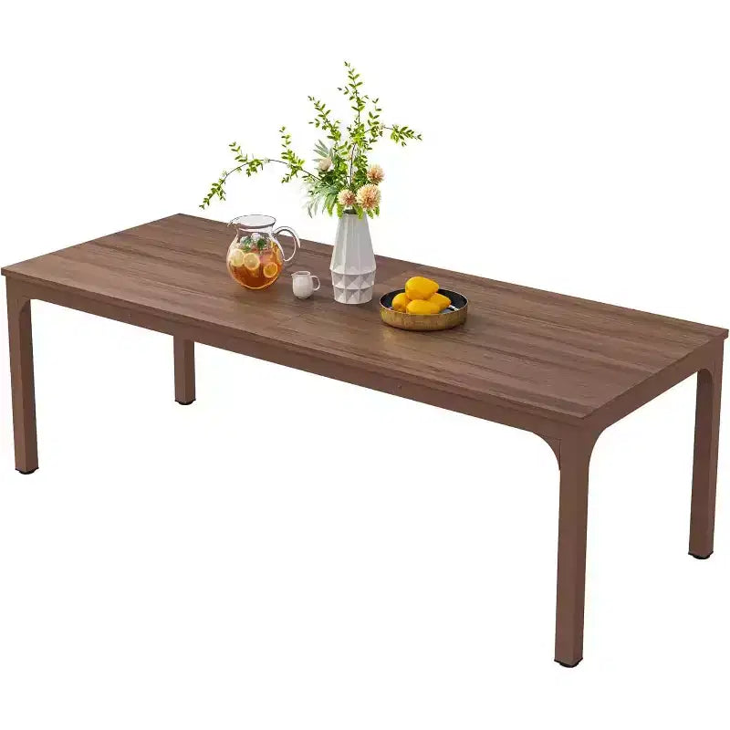 Longue table de cuisine pour 6 à 8 personnes Table à manger rectangulaire