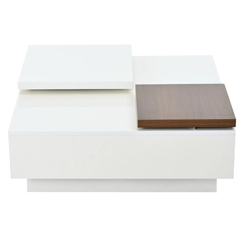 Table basse carrée moderne en bois
