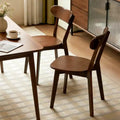 Chaises de salle à manger en bois massif de style moderne du milieu du siècle, lot de 2, pour salle à manger, restaurant ou salon - Panipeachy