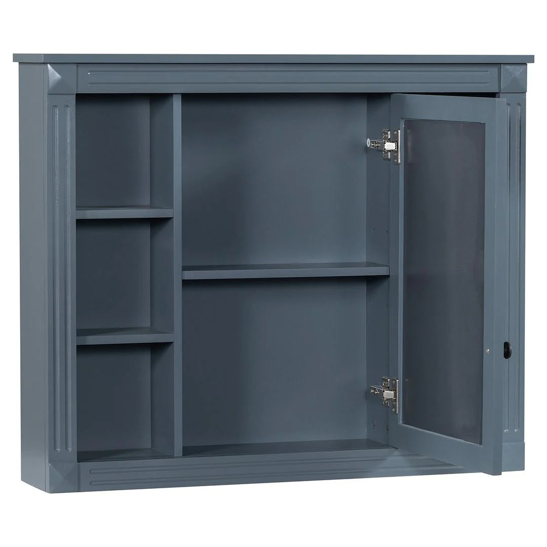Meuble-lavabo moderne de 36 po avec vasque et armoire à miroir, 2 portes et 2 tiroirs