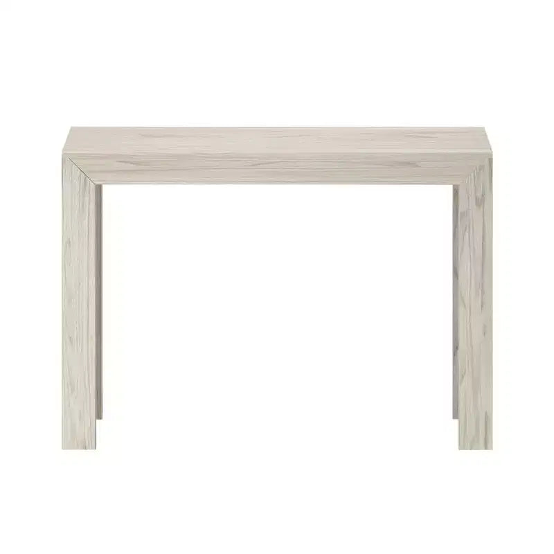 Plank+Beam 46 Table Console Moderne en Bois Massif, Table d'Entrée Étroite, Derrière le Canapé