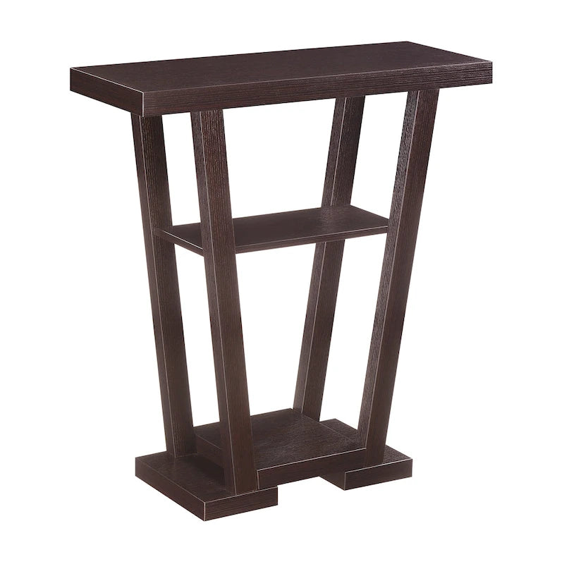 Table console Newport V avec étagères de Convenience Concepts
