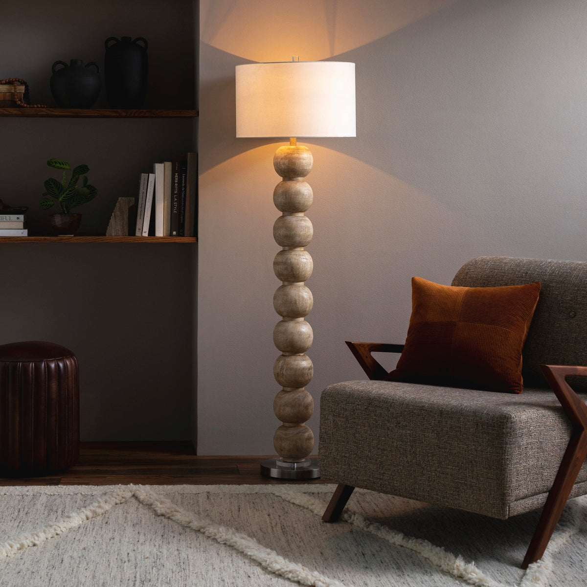Lampadaire transitionnel Becke Bubble