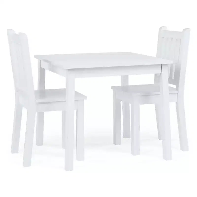 Ensemble table et 2 chaises en bois pour enfants (3 pièces) - Humble Crew