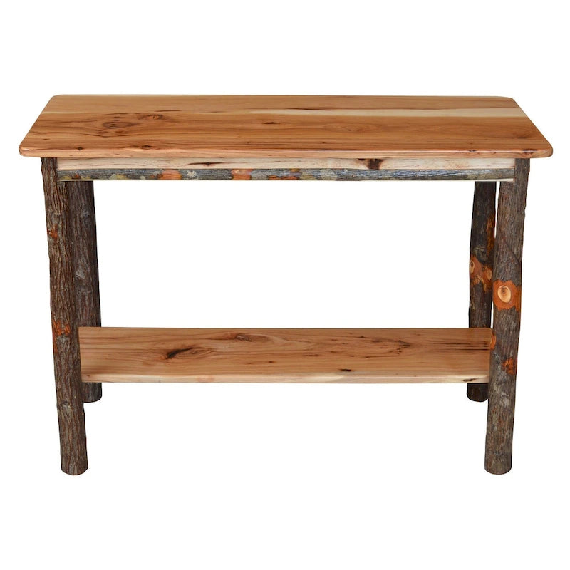 Console en rondins de hickory