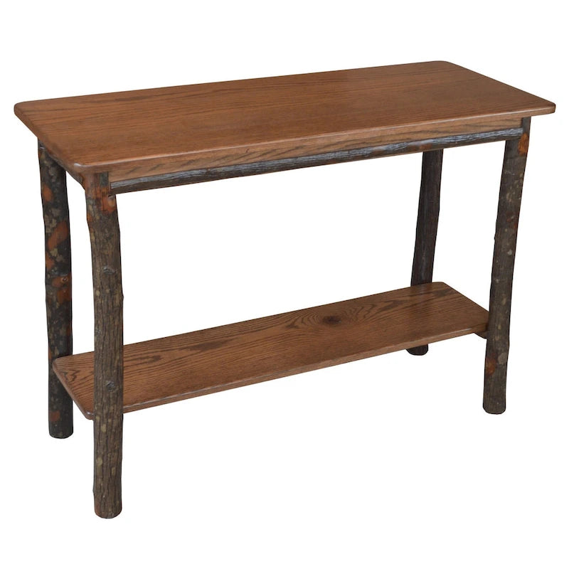Console en rondins de hickory