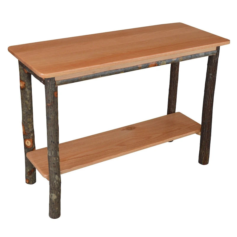Console en rondins de hickory