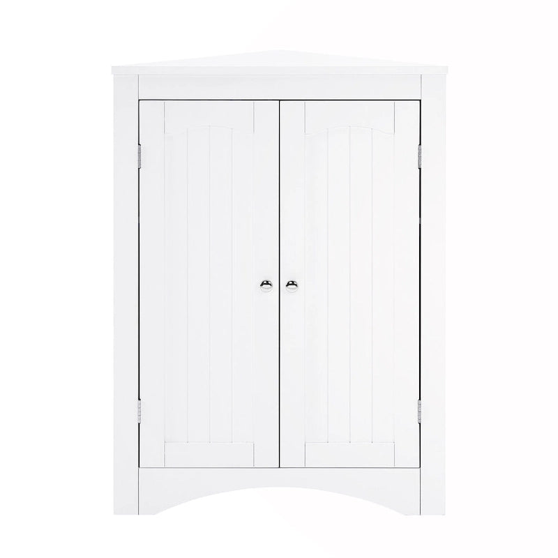 Meuble d'angle avec portes et étagères