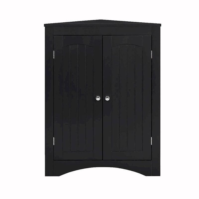 Meuble d'angle avec portes et étagères