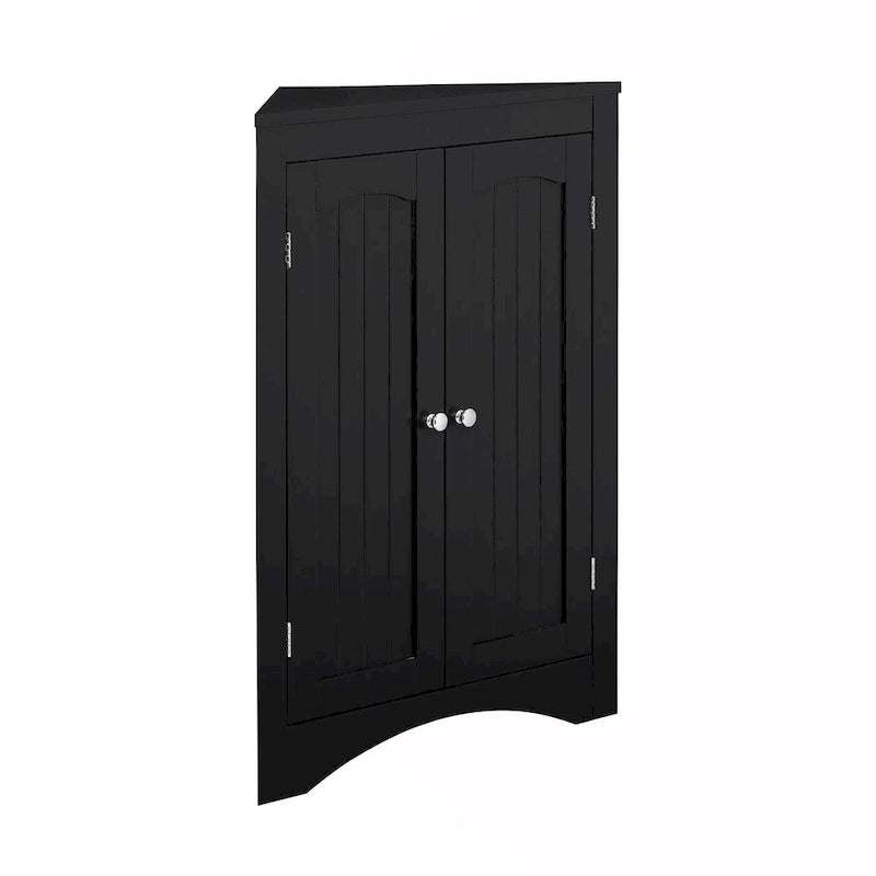 Meuble d'angle avec portes et étagères