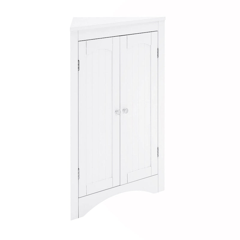 Meuble d'angle avec portes et étagères