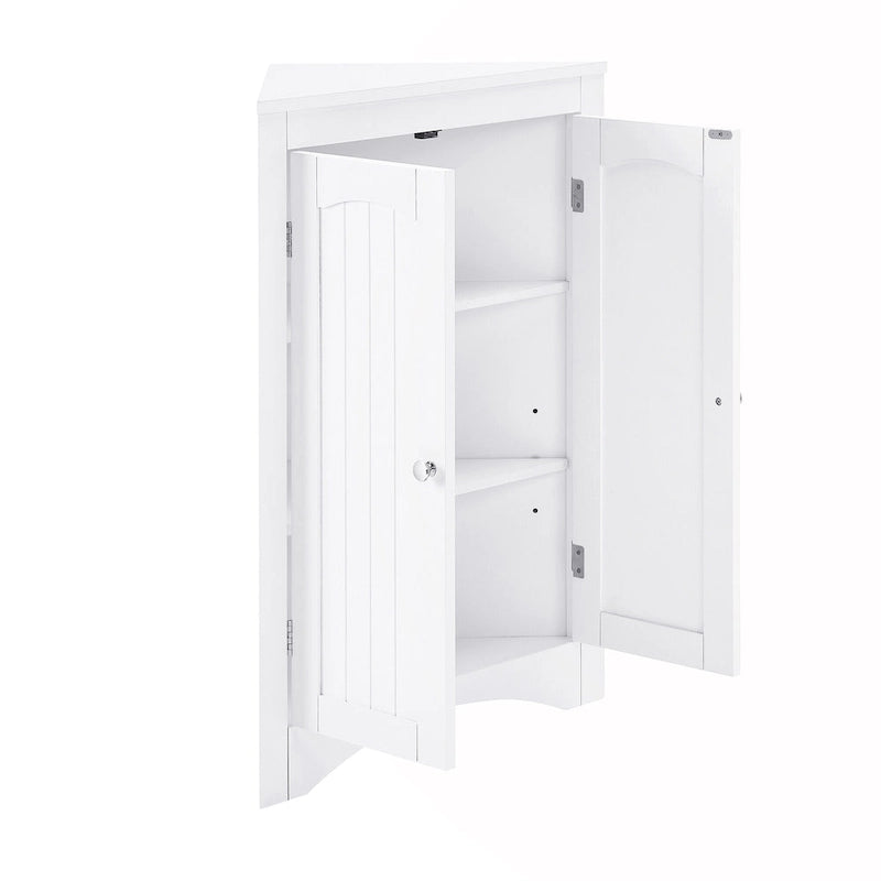 Meuble d'angle avec portes et étagères