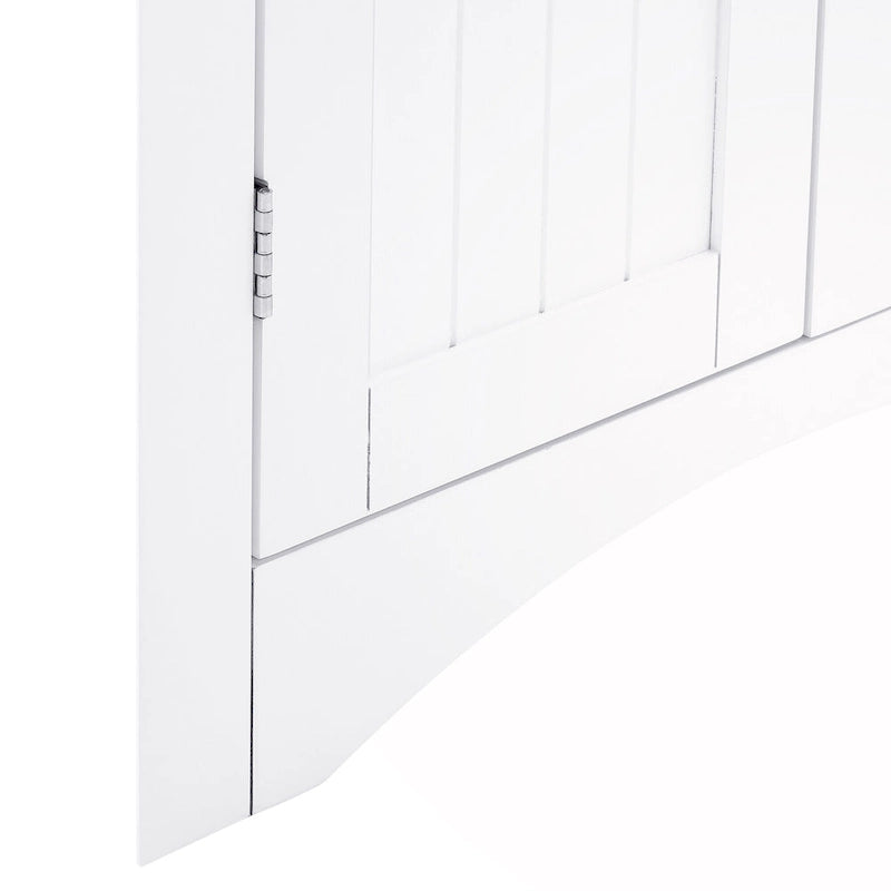 Meuble d'angle avec portes et étagères