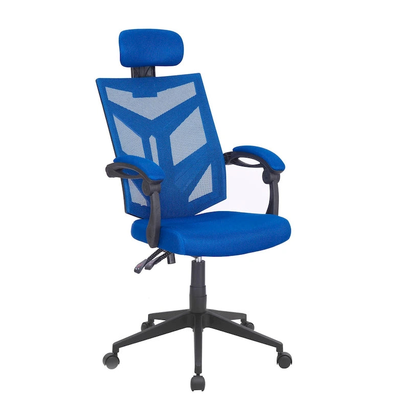 Chaise de bureau ergonomique réglable avec appui-tête