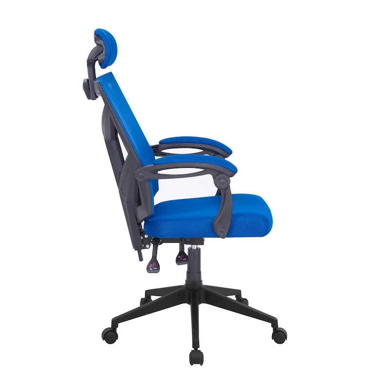Chaise de bureau ergonomique réglable avec appui-tête