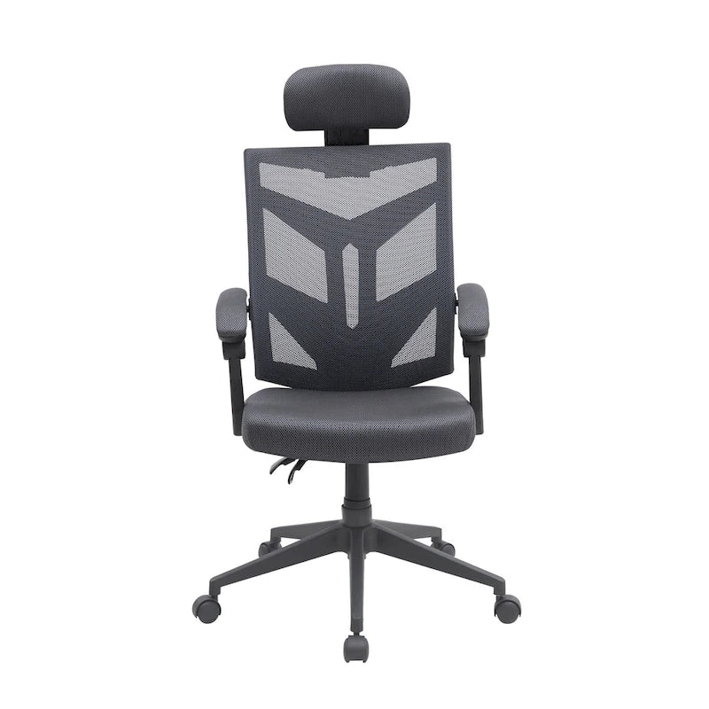 Chaise de bureau ergonomique réglable avec appui-tête