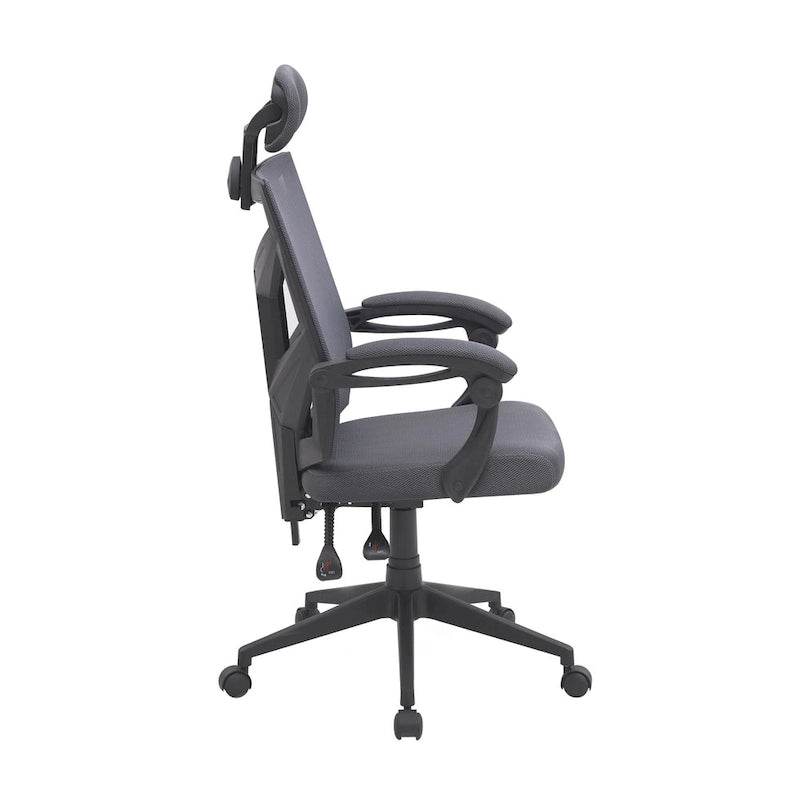 Chaise de bureau ergonomique réglable avec appui-tête
