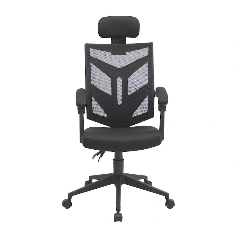Chaise de bureau ergonomique réglable avec appui-tête