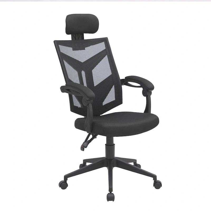 Chaise de bureau ergonomique réglable avec appui-tête
