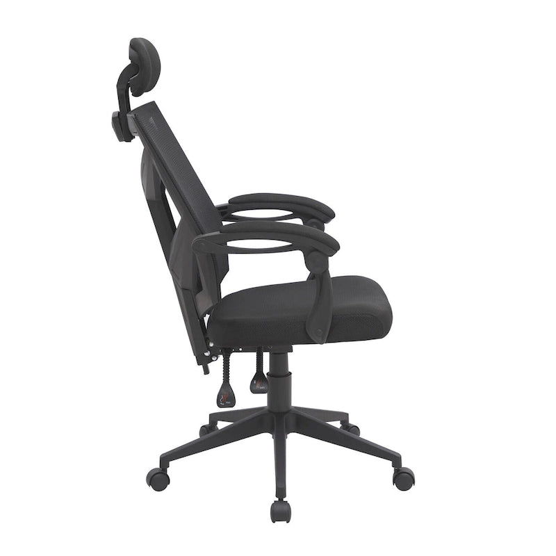 Chaise de bureau ergonomique réglable avec appui-tête