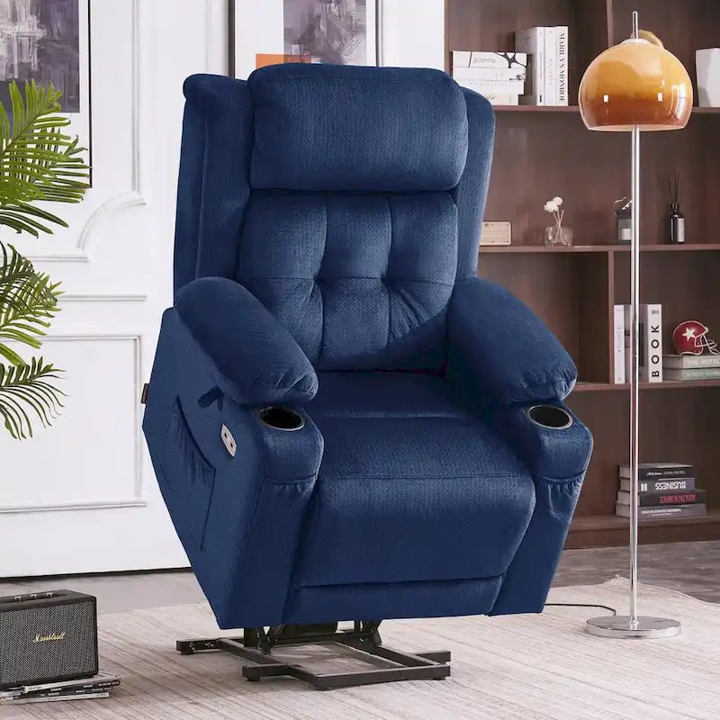 Fauteuil releveur inclinable avec appuie-tête électrique pour personnes âgées de petite taille, fauteuil releveur à position infinie