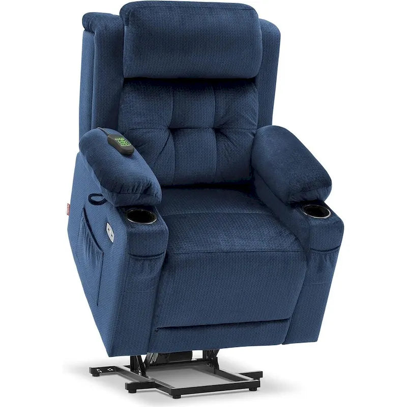 Fauteuil releveur inclinable avec appuie-tête électrique pour personnes âgées de petite taille, fauteuil releveur à position infinie