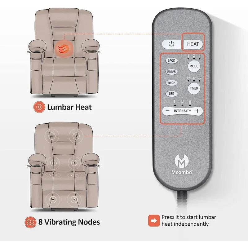 Fauteuil releveur inclinable avec appuie-tête électrique pour personnes âgées de petite taille, fauteuil releveur à position infinie