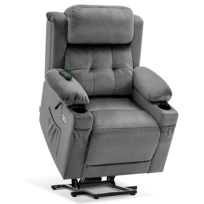 Fauteuil releveur inclinable avec appuie-tête électrique pour personnes âgées de petite taille, fauteuil releveur à position infinie