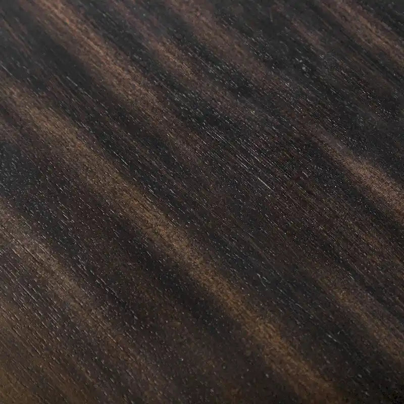 Commode moderne à 5 tiroirs en bois massif couleur espresso