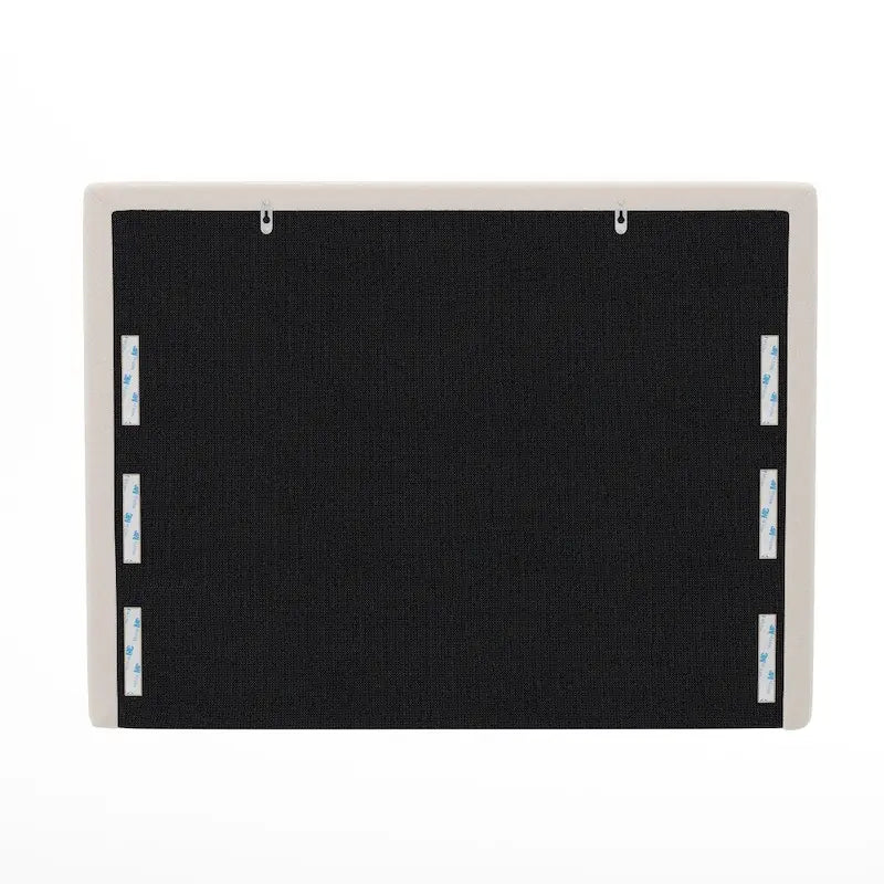 Tête de lit rembourrée avec 2 prises de courant, 1 port USB, 1 port USB-C
