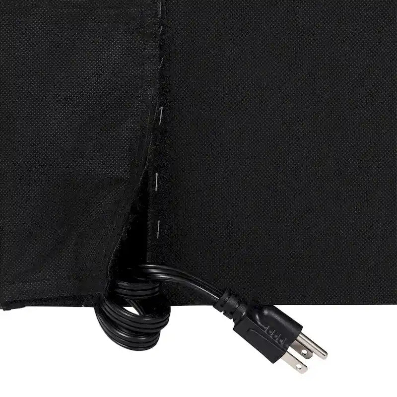 Tête de lit rembourrée avec 2 prises de courant, 1 port USB, 1 port USB-C