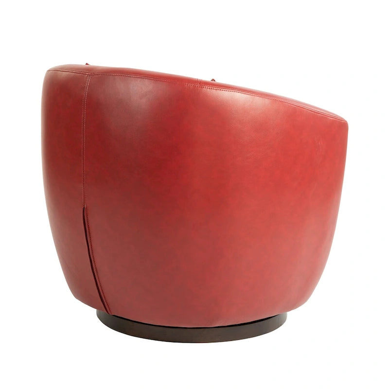 Fauteuil cabriolet pivotant rembourré avec rangement intégré