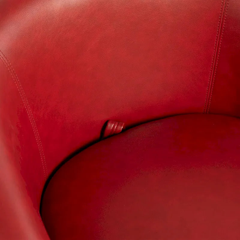 Fauteuil cabriolet pivotant rembourré avec rangement intégré