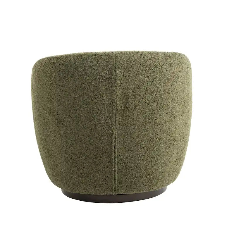 Fauteuil cabriolet pivotant rembourré avec rangement intégré